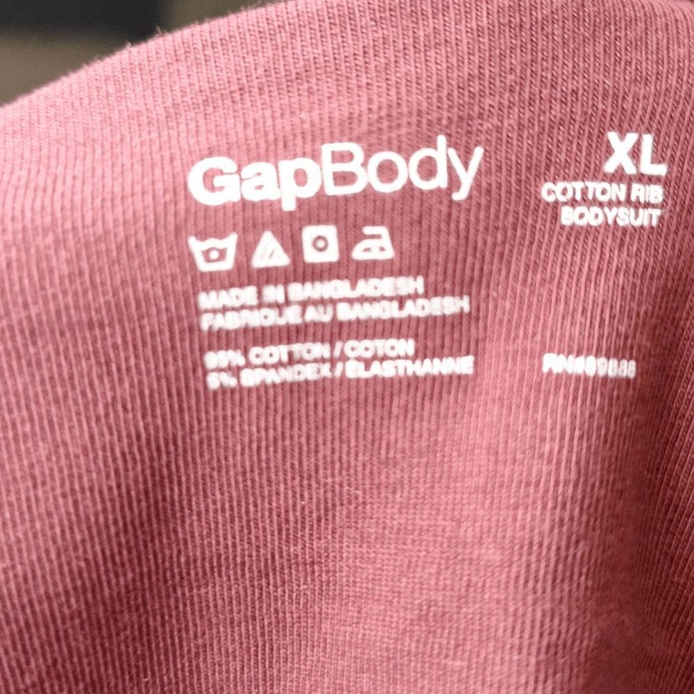 GapBody Women's Logo Comfort Thong Bodysuit Size XL NWT - Picture 9 of 9